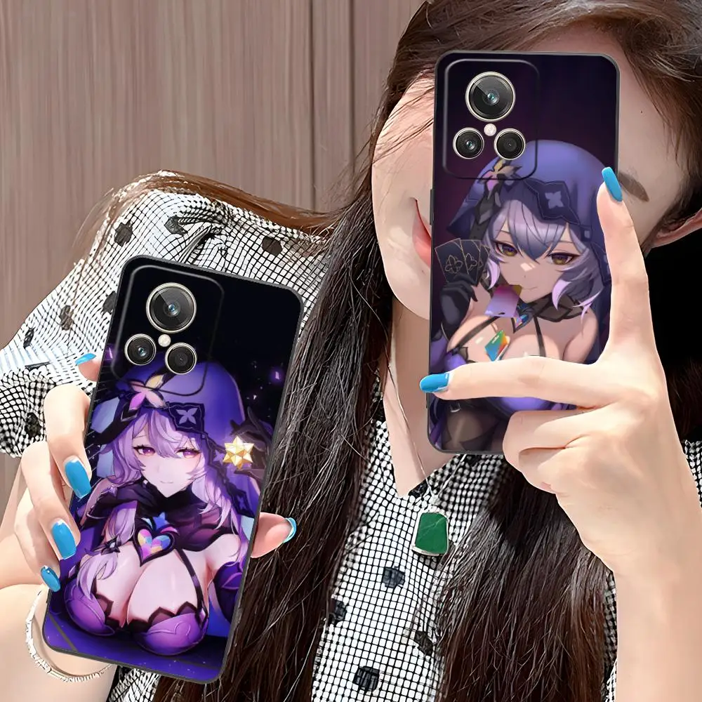 

HSR BlackSwan Matte TPU Mobile Phone Case for Realme 15 14 13 12 11 10 9 Pro Plus T i Lite 5G Colorful Printing Cover
