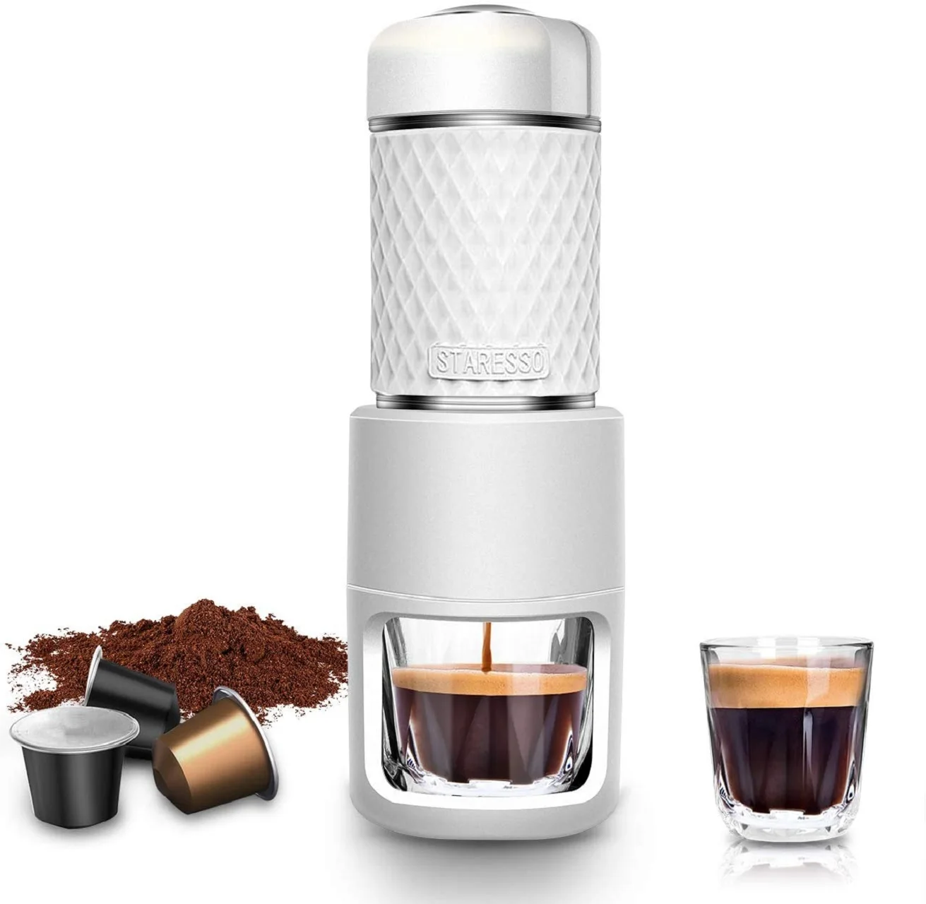 

Cheap Price Dropshipping Portable Manual Espresso Coffee Machine