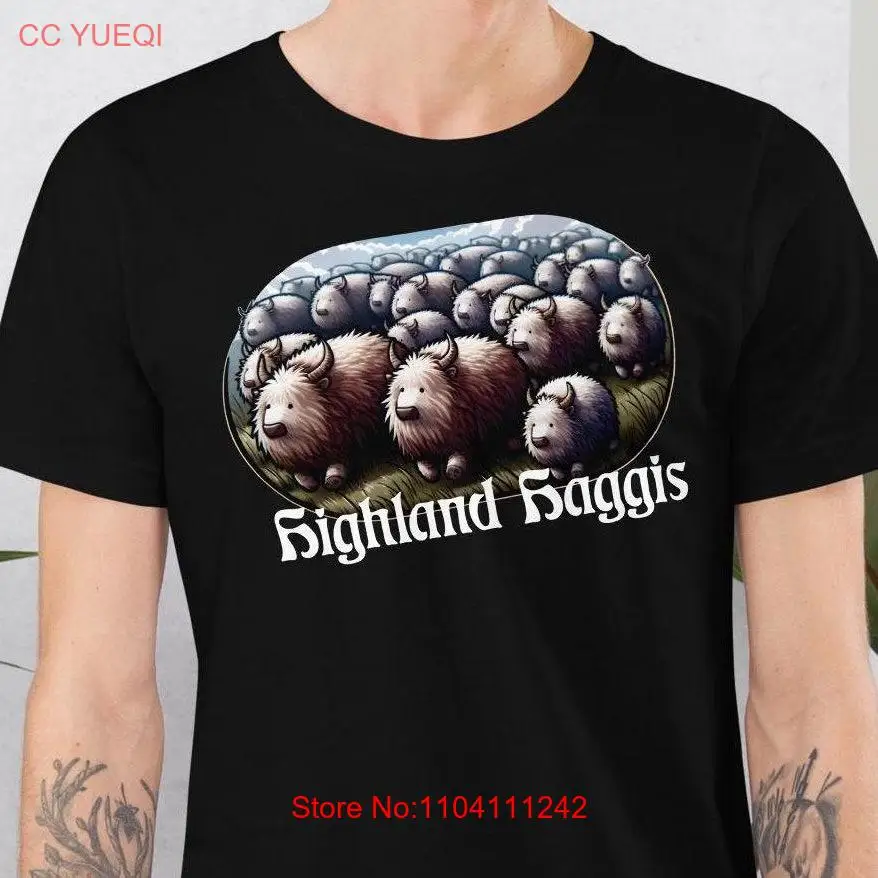 Wild Highland Haggis Herd Scotland s funny T Shirt Pride of  long or short sleeves