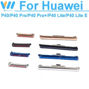 Bilashmart Huawei P40 Pro Plus Lite E 4G 5G On Off Power Volume Side Button Power Volume Side Key Replacement Repair Parts