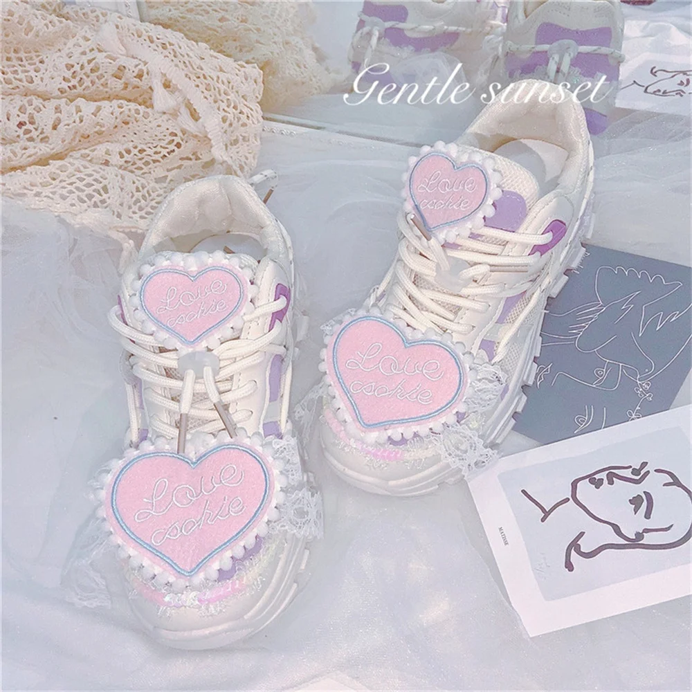 

2022 New All-match Thick-soled Daddy Shoes Japanese Lolita Cute Round Head Girl Muffin Shoes Cos Loli Tea Party