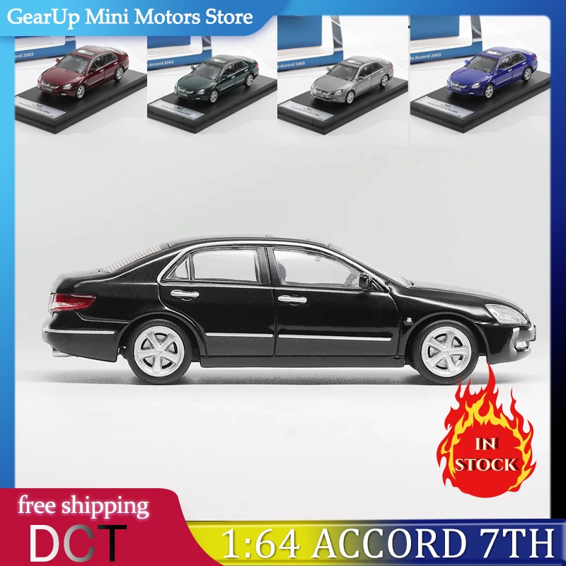 

DCT 1:64 Honda Accord 7th Gen LHD Alloy Model Car Diecast Vehicle Collectible Toy for Adults for Holidays Car Model Enthusiasts