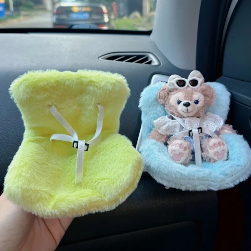 

New Arrival The Labubu Safety Seat No Dolls Only Seat Blind Box Cute Model Decoration For Car Ornament Accessory For Child Gifts