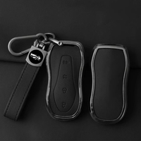 Alloy Leather Car Remote Key Protect Cover Case For Geely Xingyue Azkarra FY11 Atlas Pro New Emgrand GS X6 SUV EC7 Auto Parts