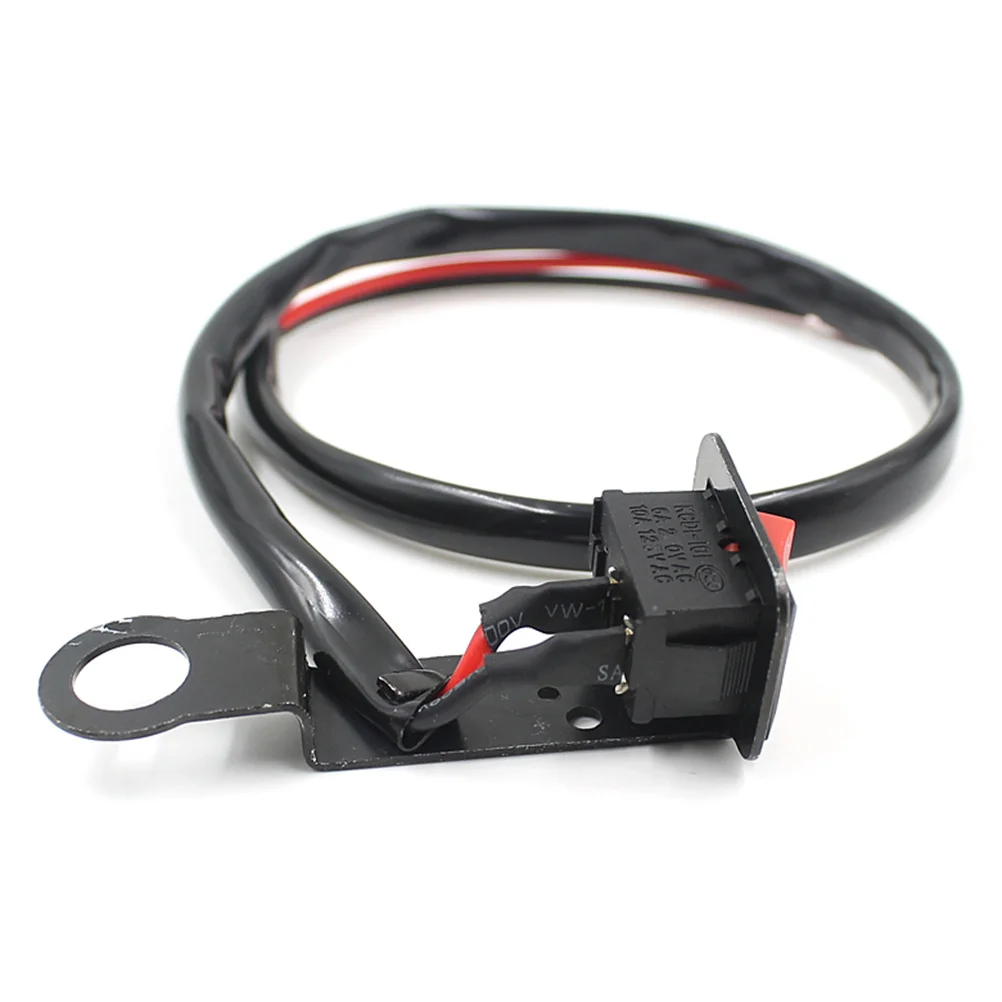 

Motorcycle Headlight Switch on Off Button Durable Plastic Metal 27x21x14cm Cable 45cm Handlebar Mount Light Kill Stop