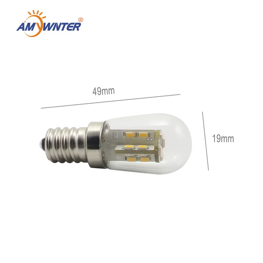 12V 24V E12 Led Bulb 220V 110V 2W Design Energy Saving Candle Warm White Filament Light 360 Degree Lamp pack of 5