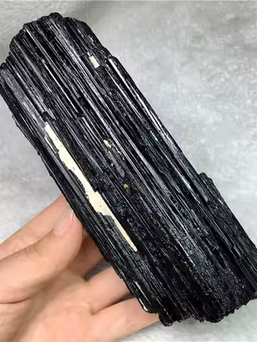 100% Natural Black Tourmaline Crystal Rough Stone Rock Mineral Gravel Specimen Healing Stone Home Decoration