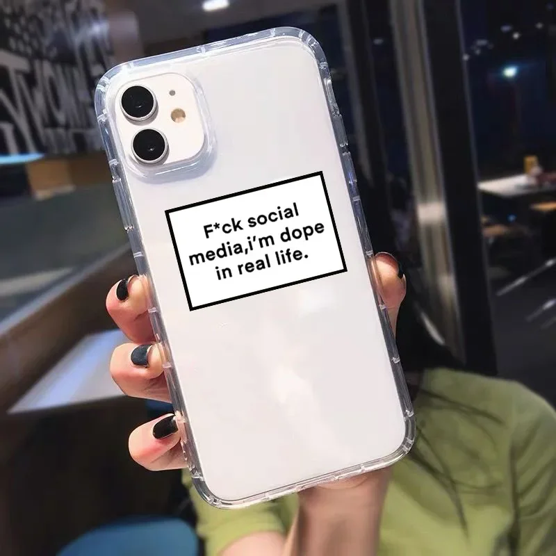 Sorry If I Looked Interested Phone Case For iPhone 15 13 14 12 XS MAX 11 Pro XR X 7 SE2 8 Plus Funny Letter Clear Soft Cover Bag