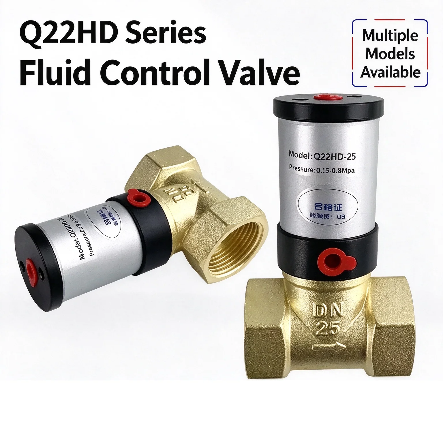 Brass Pneumatic Air Control Valve Q22HD Series G1/2