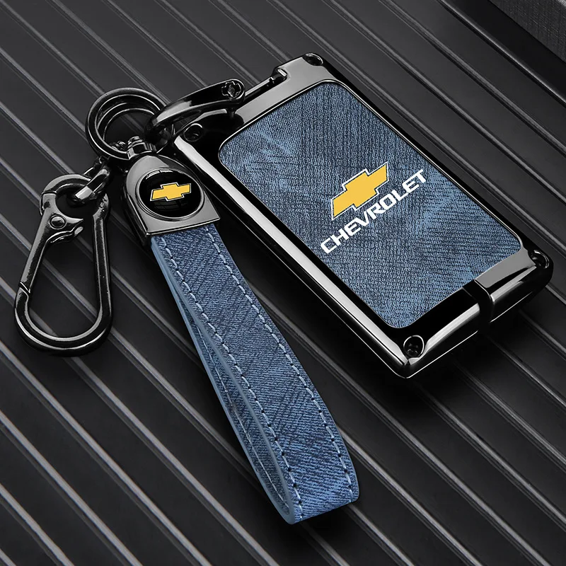 Key Case Cover for Chevy Suburban GMC Sierra Silverado 1500 2500HD Car Remote Fob Shell Protector with Keychain 2020‑2024