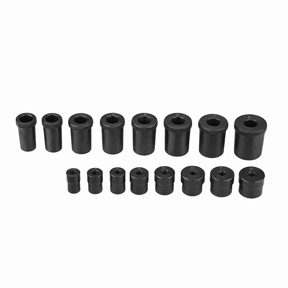 17PCS Universal Clutch Alignment Tool Kit Steel Guide Shaft Flywheel Drive Plate Tool Accurate Alignment