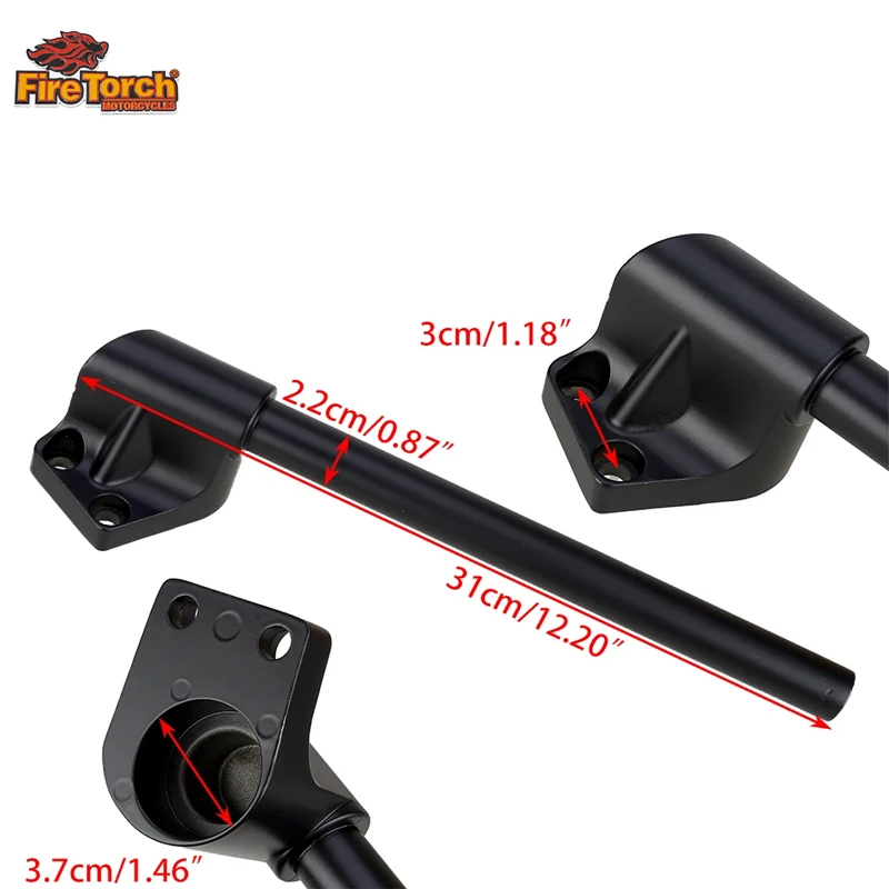 Motorcycle Split Handlebar Handle Bar Poem For KAWASAKI Ninja 300 300R EX300 2013 - 2017 Ninja 200 200R EX200 2008 - 2012 ﻿