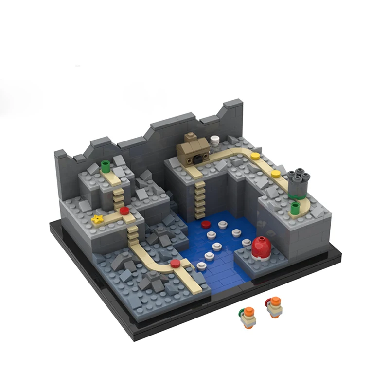 

415pcs MOC Super Mariose World Vanilla Dome Model Building Blocks Christmas Gift Architecture Toys Creative Idea Education Brick