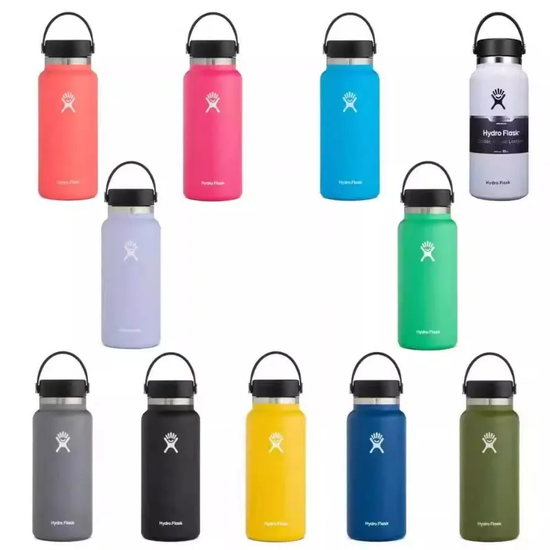 Space pot thermos cup second generation new spray sports kettle American large capacity outdoor portable cup