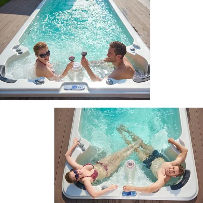 Pikes JOYSPA Swimming Pool Hot Tub Combo With Pop-Up LCD TV