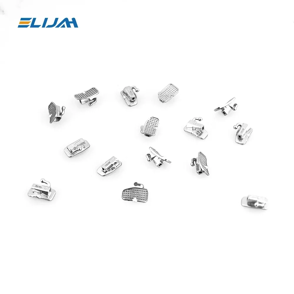 ELIJAH Dentists Orthodontic Buccal Tube Non-Convertible 0.018 MBT Roth Edgewise Buccal Tube 80Pcs/20Sets Orthodontic materials