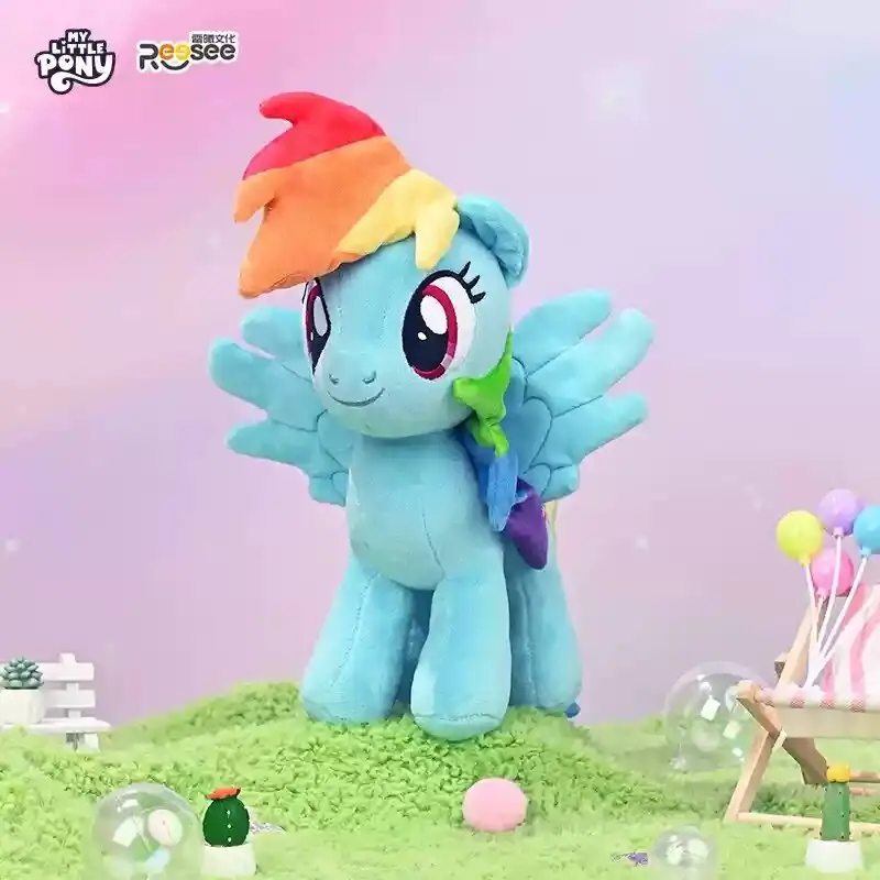 My Little Pony Plush Toys Twilight Sparkle Pinkie Pie Rarity Fluttershy Applejack Rainbow Dash Stuffed Doll Kids Xmas  Gifts