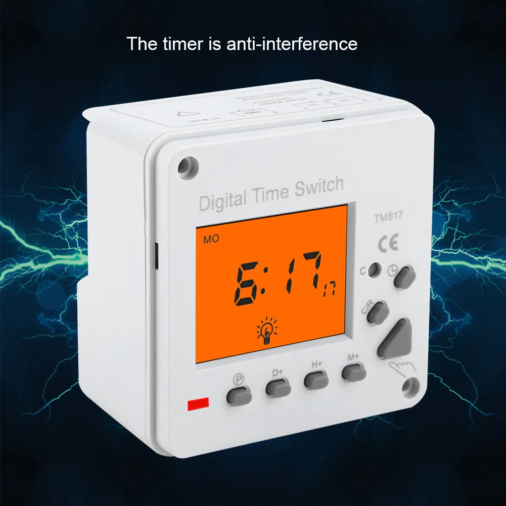 Digital Electric  Programmable Smart Control  Timer with Backlight Display Digital Timer Electric Timer Smart Timer