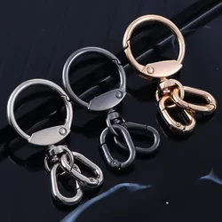 2pcs Keychain Hook with Key Ring Keychain Clip Hook with Spring Ring for Lanyard Jewelry Making DIY Crafts