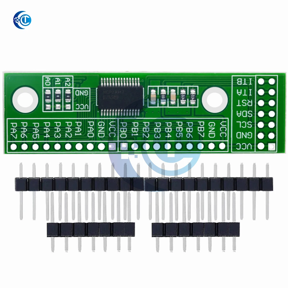 MCP23017-E/SS I2C IIC Expander Board Module I2C to 16IO IIC Input/Output Expansion Board MCP23017 3.0V-5.5V