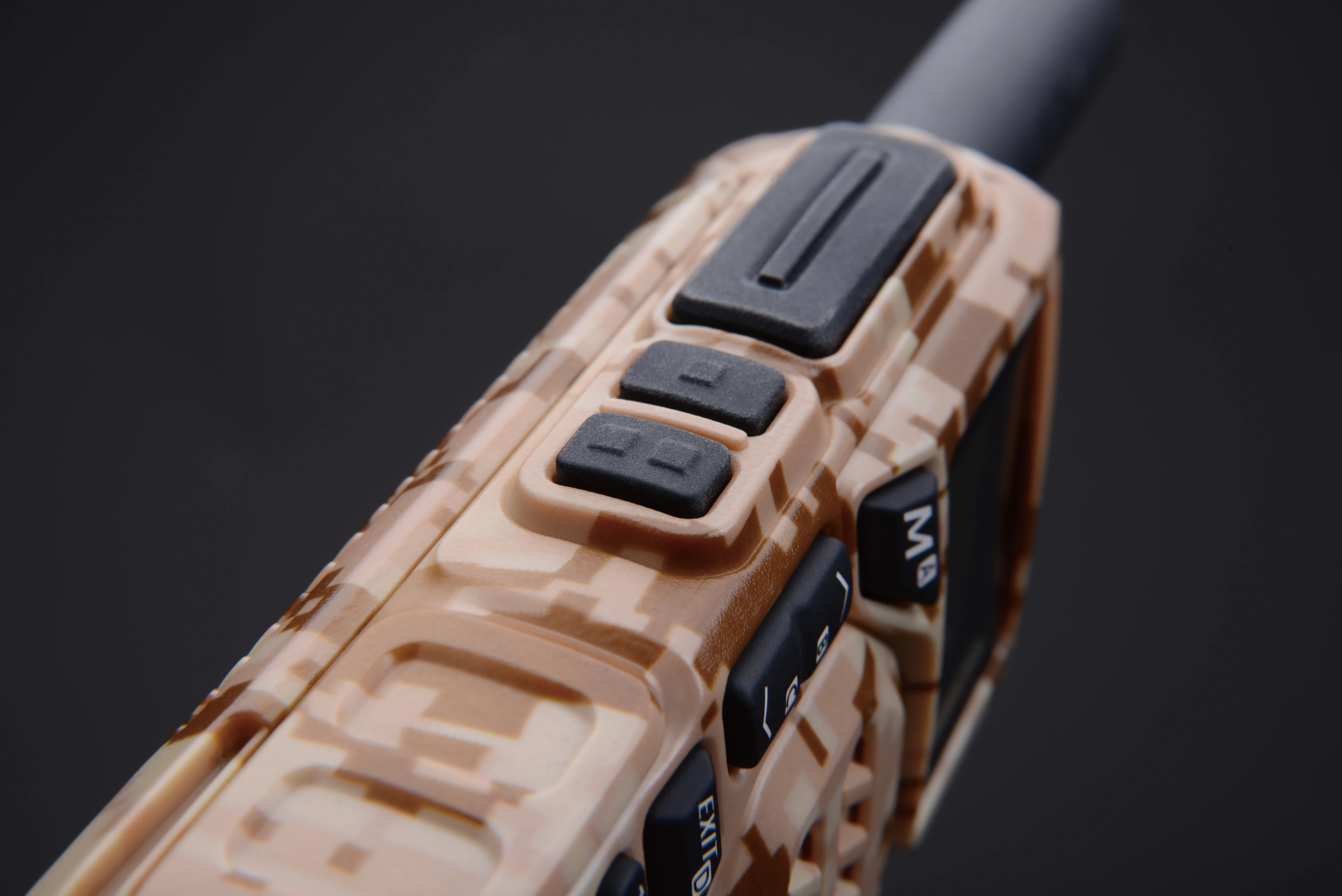 Quansheng-walkie-talkie UV-K5, Radio bidireccional de camuflaje del desierto, 50-600MHz, carga tipo C, AM, FM, UV-K5 multibanda, UVK5, K5