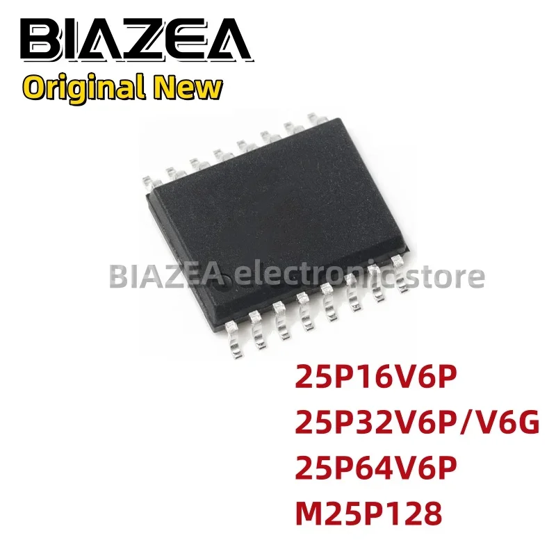 1piece 25P16V6P 25P32V6P/V6G 25P64V6P M25P128 SOP16 Chipset