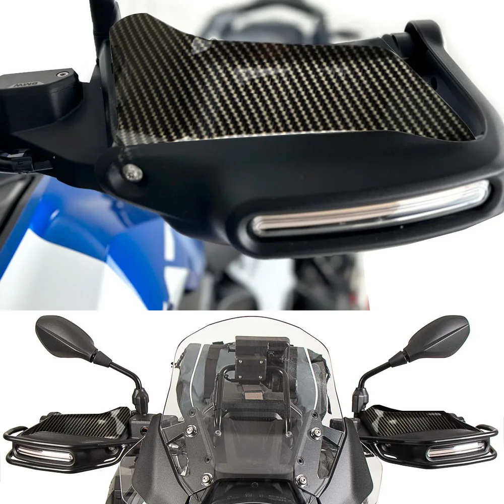 For R1300GS R 1300 GS R1300 GS GS1300 R 1300GS ADV 2023 2024 + Motorcycle Handguard Hand shield Protector Windshield Carbon Look