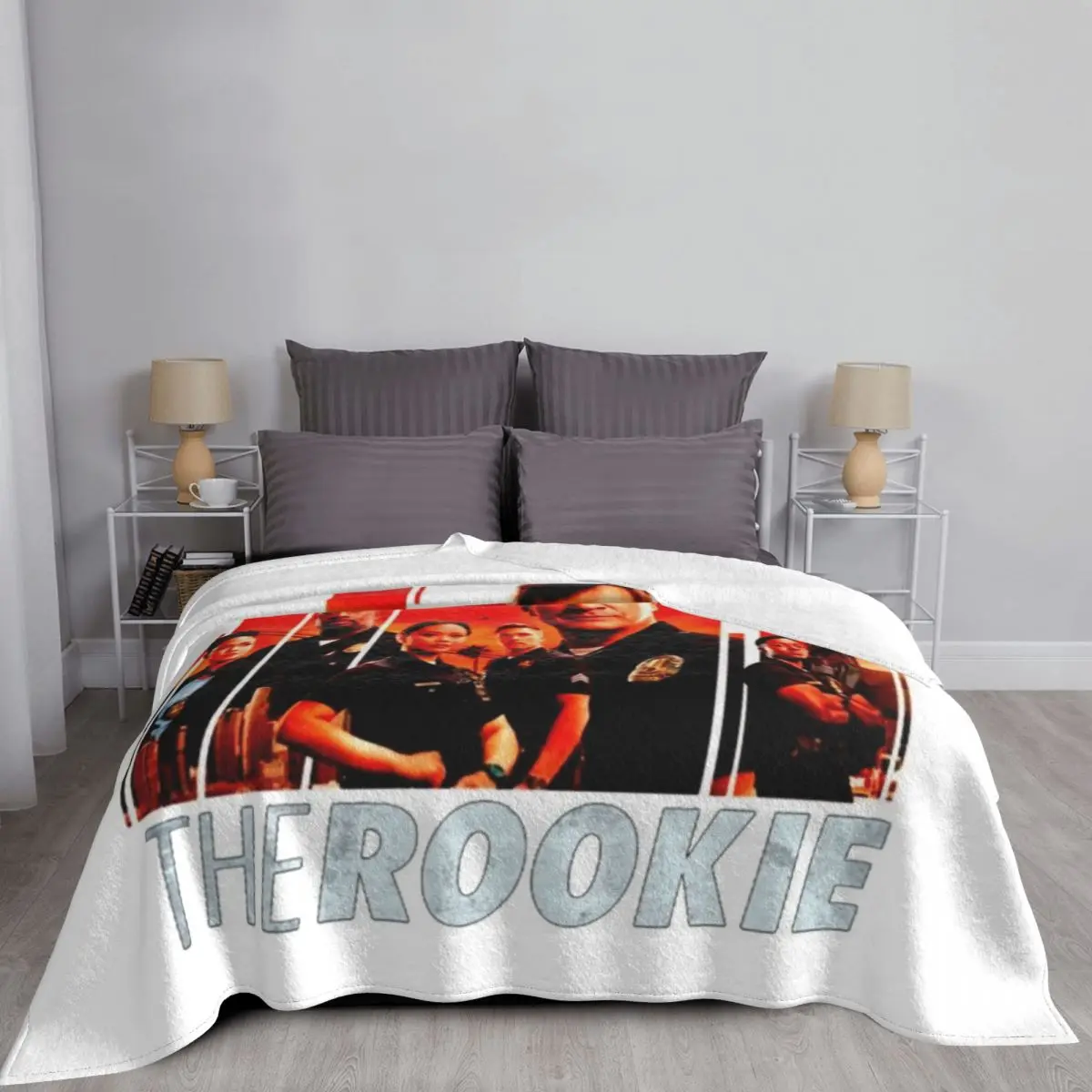 The Rookie Fanart Poster Throw Blanket Fashion Sofas Multi-Purpose Blankets