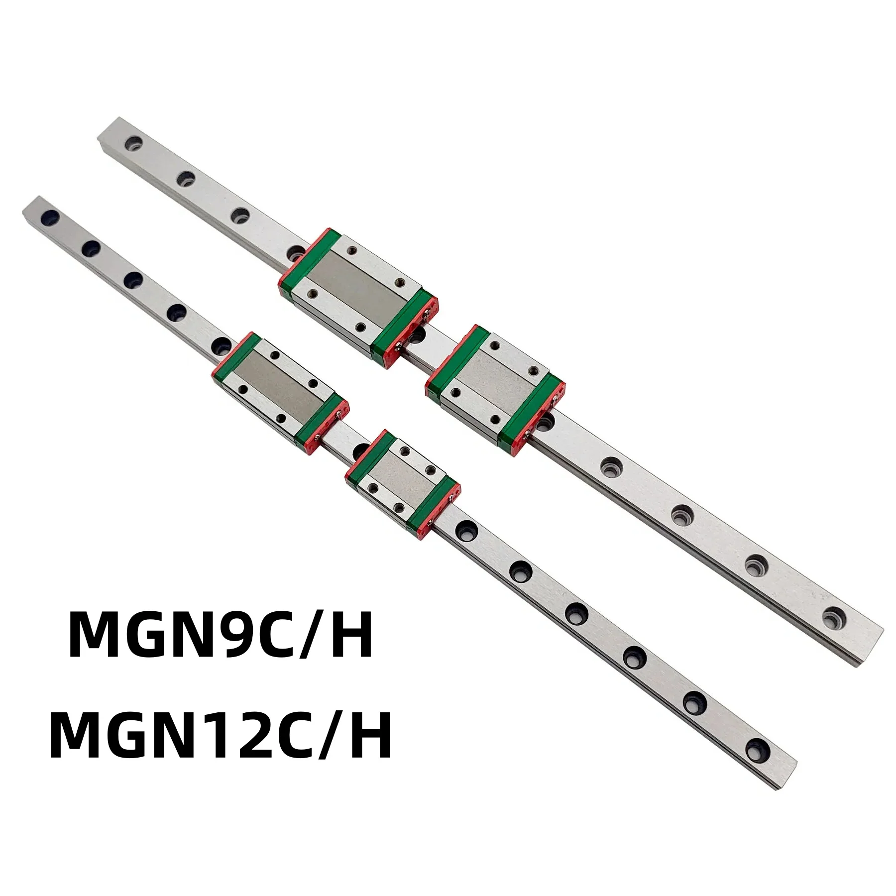 RoHS L from100mm to 1000mm miniature linear guide rail slide carriage MGN7H MGN9H MGN12H MGN15H  3D Printer part MGN12C CNC