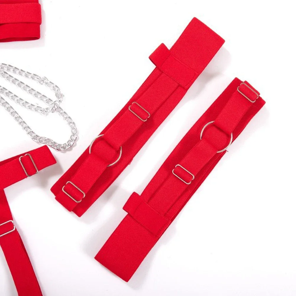 ملابس داخلية نسائية مثيرة مكونة من 3 قطع حمالة صدر بسلسلة G مجموعة رباط ملابس نوم على الطراز القوطي سلسلة معدنية منظور ملابس داخلية مع حزام رباط