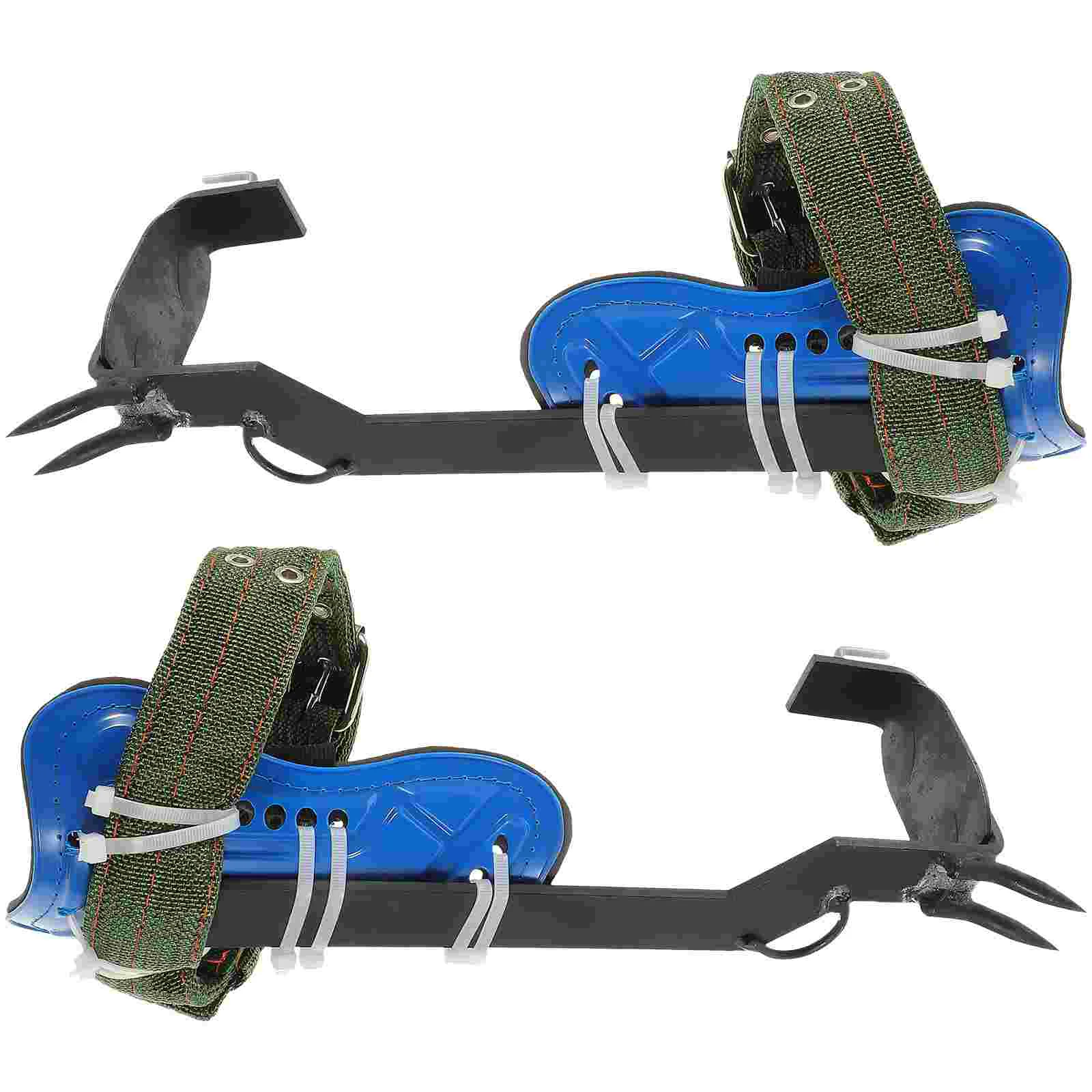 

Tree Climbing Shoes Bouldering Stand Stirrups Kit Aid Pole Spikes Gear Tool Work