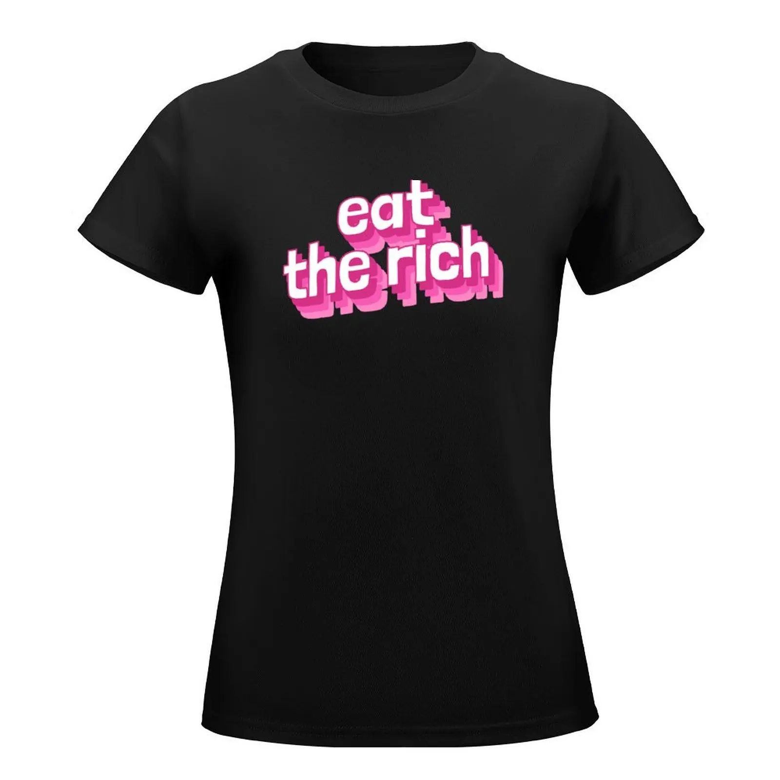 Eat The Rich T-Shirt cute tops animal print shirt for girls western t-shirt dress for Women