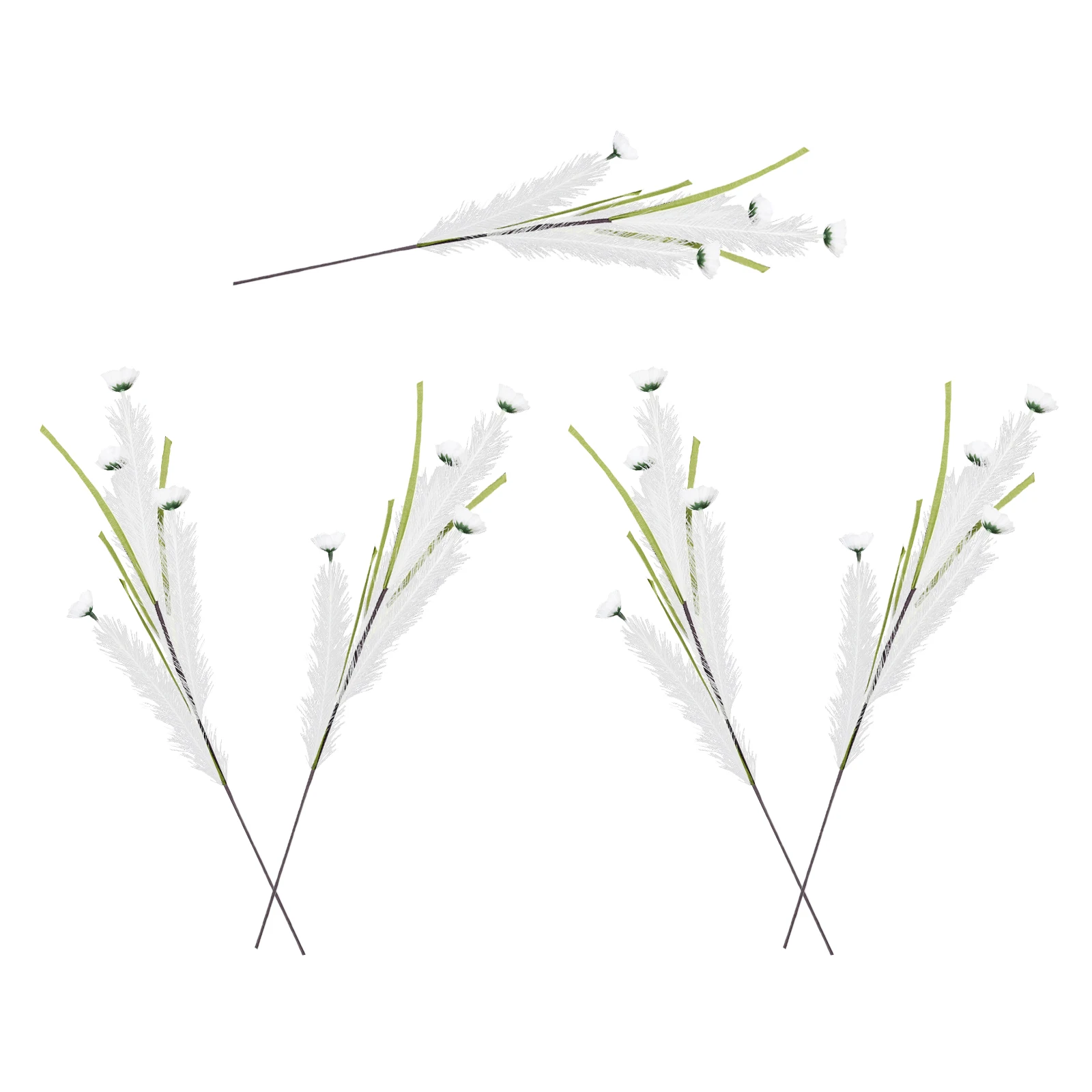 

5 Pcs Artificial Flower Stem Plants Indoor Floral Sticks Spring Stems Decor Table Bundles Branch Farmhouse Faux Flowers