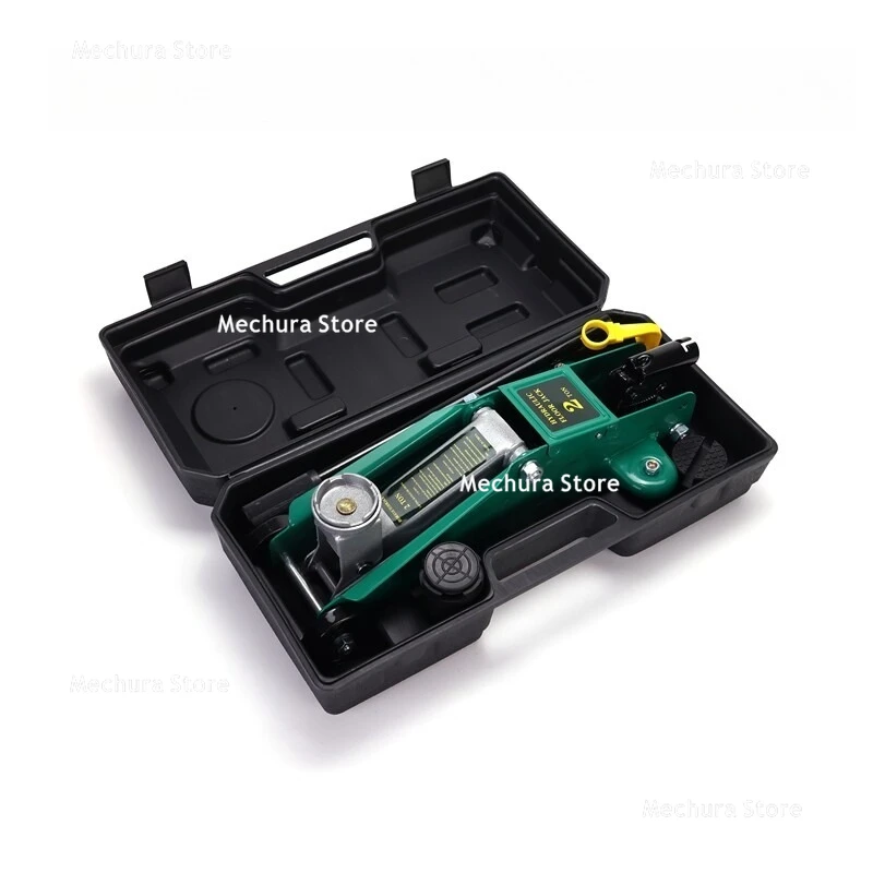 2 Ton Low Profile Hydraulic Floor Large Wheels Heavy Duty Trolley Jack SUV Off-Road Tire Repair Jack and Lifting Equipment JT40
