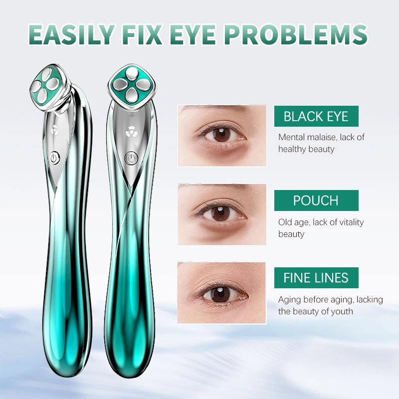 Oogmassager Smart Red Led Verjonging Ooghuid Aanscherping Apparaat Anti Veroudering Oog Donkere Cirkel Verwijdering Schoonheidsmachine