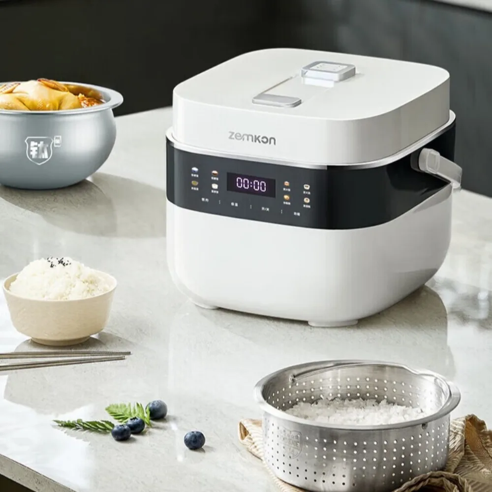 3L low-sugar rice cooker uncoated titanium kettle liner firewood rice porridge stew stew meat, non-stick pot smart rice cooker