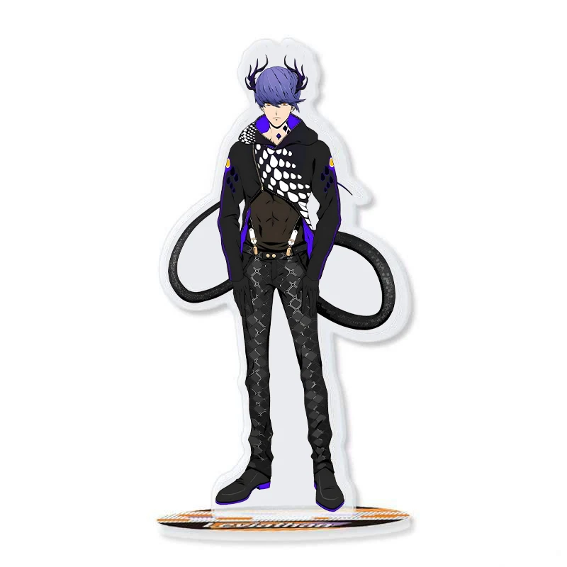 Guo Xiao Luo Anime Peripheral Store Obey Me! Asmodeus Lucifer Mammon Leviathan Satan HD Characters Acrylic Stand Desktop Decor