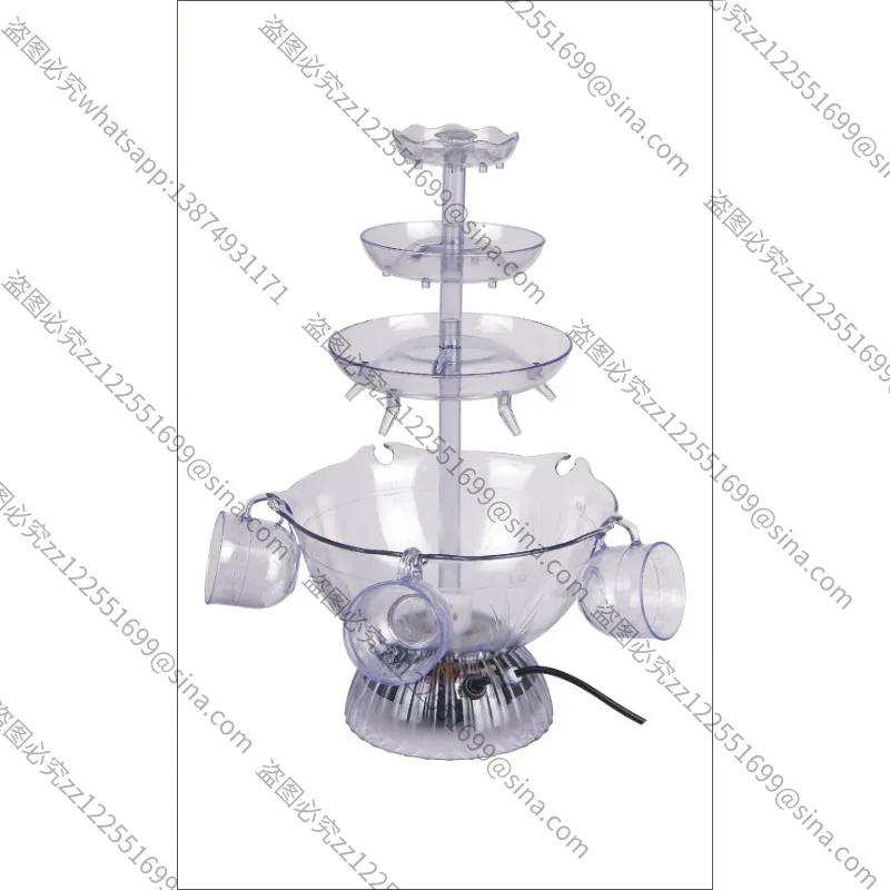 Suitable for 5 Cups, Red Wine, Fountain, Can Be Used for Parties, Cocktails,