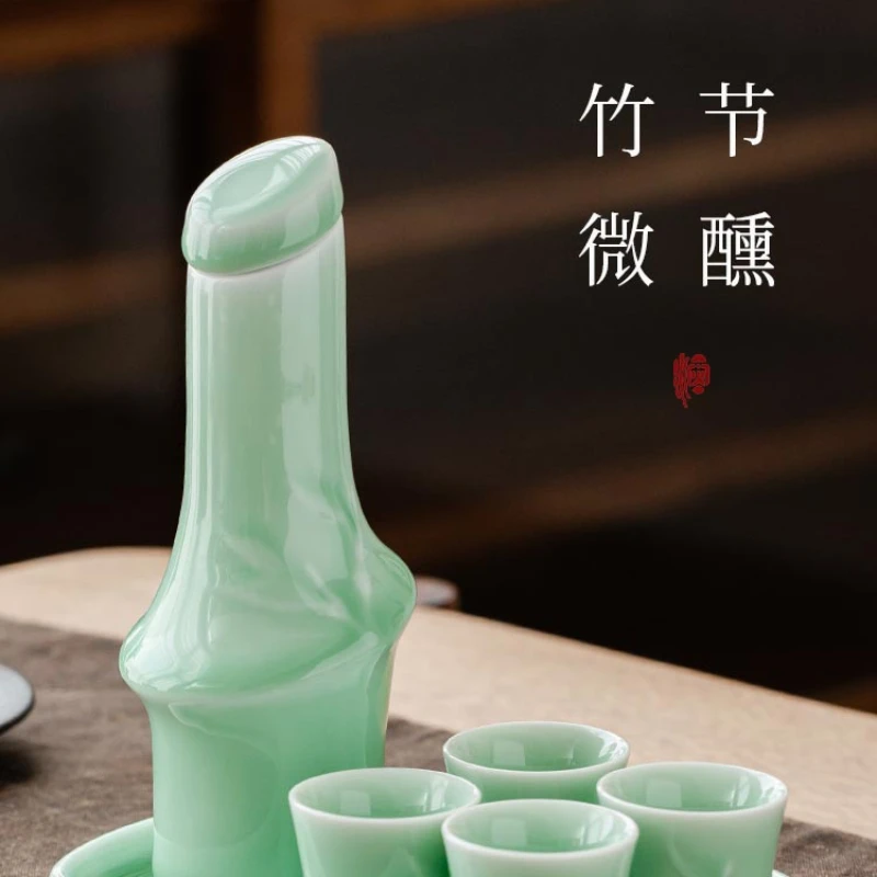 Wine set wine dispenser set Japanese Sake sealed small  pot Baijiu yellow rice  household small