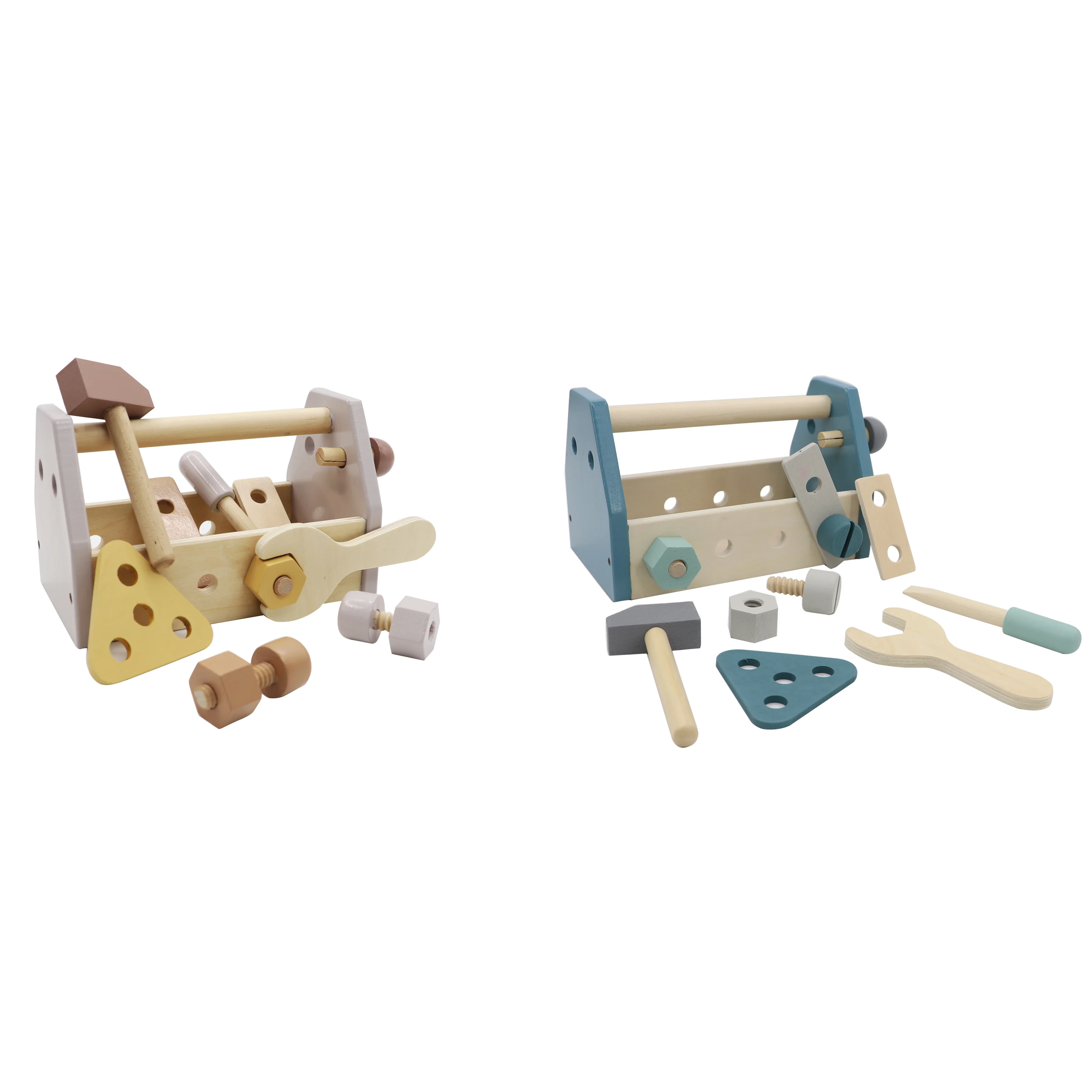 

Wooden Montessori Toys For Child Learning And Educational Toys For Boys Kids Toolbox Preschool Training Practical Life Skills