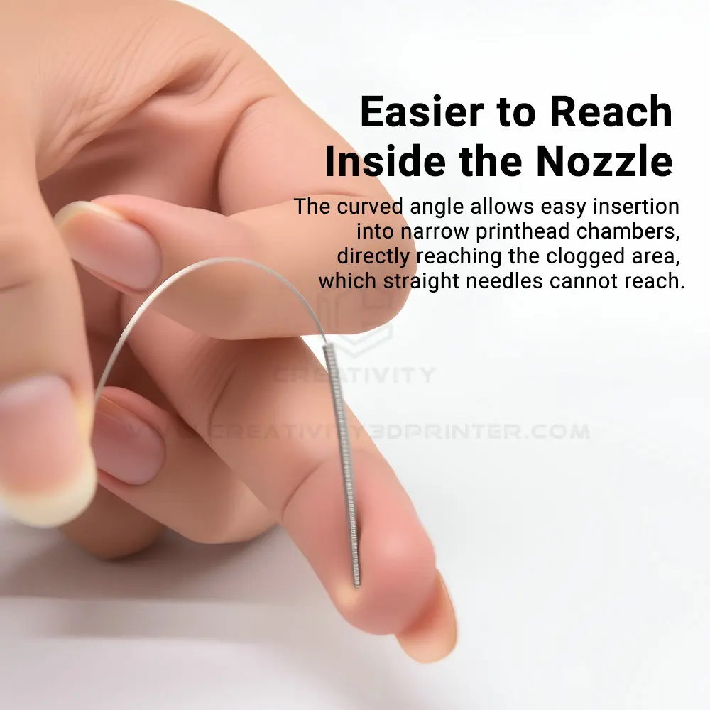 10PC Nozzle Cleaning Needle 0.2/0.3/0.35/0.4mm Nozzle Cleaning Tool Drill For MK8/V6/Volcano Nozzle Ender3 Labx1 3d printer view 4