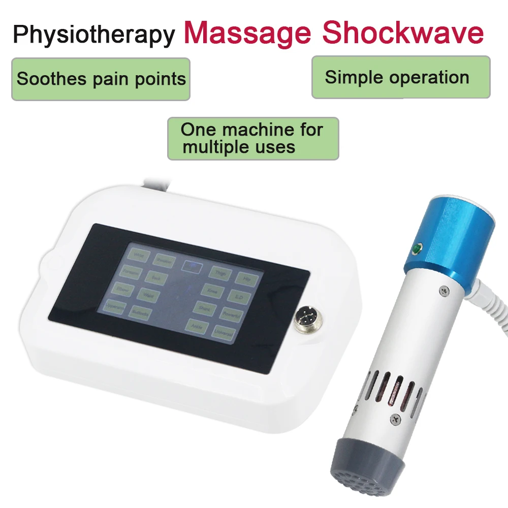 2025 Shockwave Therapy Machine Relieve Cervical Joint Pain Massage Body Adjustable Energy Physiotherapy Shock Wave Massager