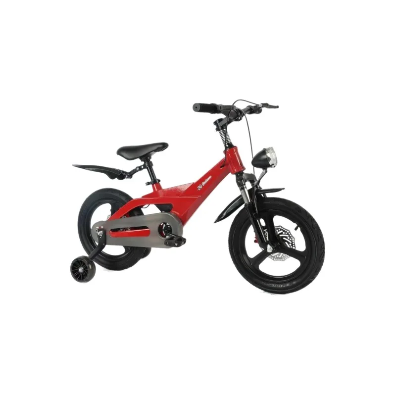 Bicycle boy girl baby stroller 2-8 years old bicycle magnesium alloy integrated disc brake auxiliary wheel learning car