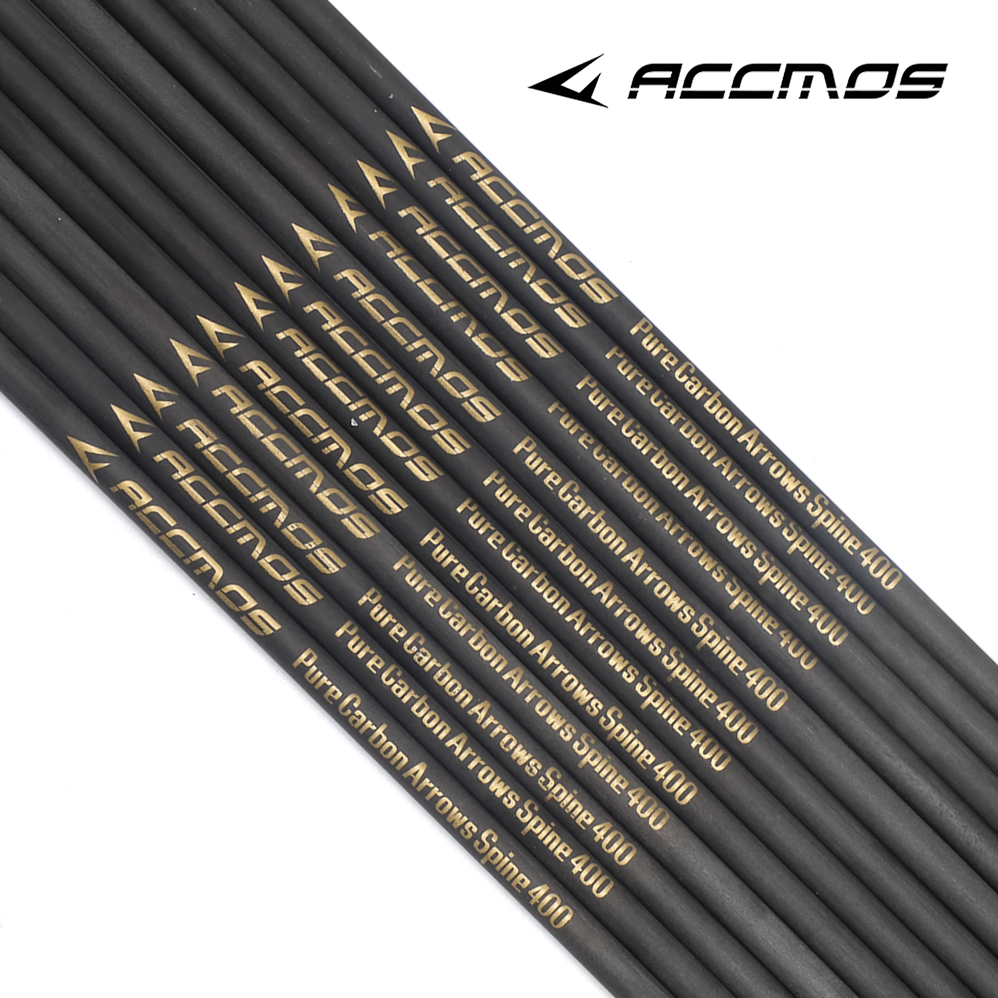 Pure Carbon Arrow Shaft Spine, Tiro com Arco ao ar livre, Tiro, Caça, Iniciante, Prática, Treinamento, ID, 4.2mm, 300, 1500, 12Pcs