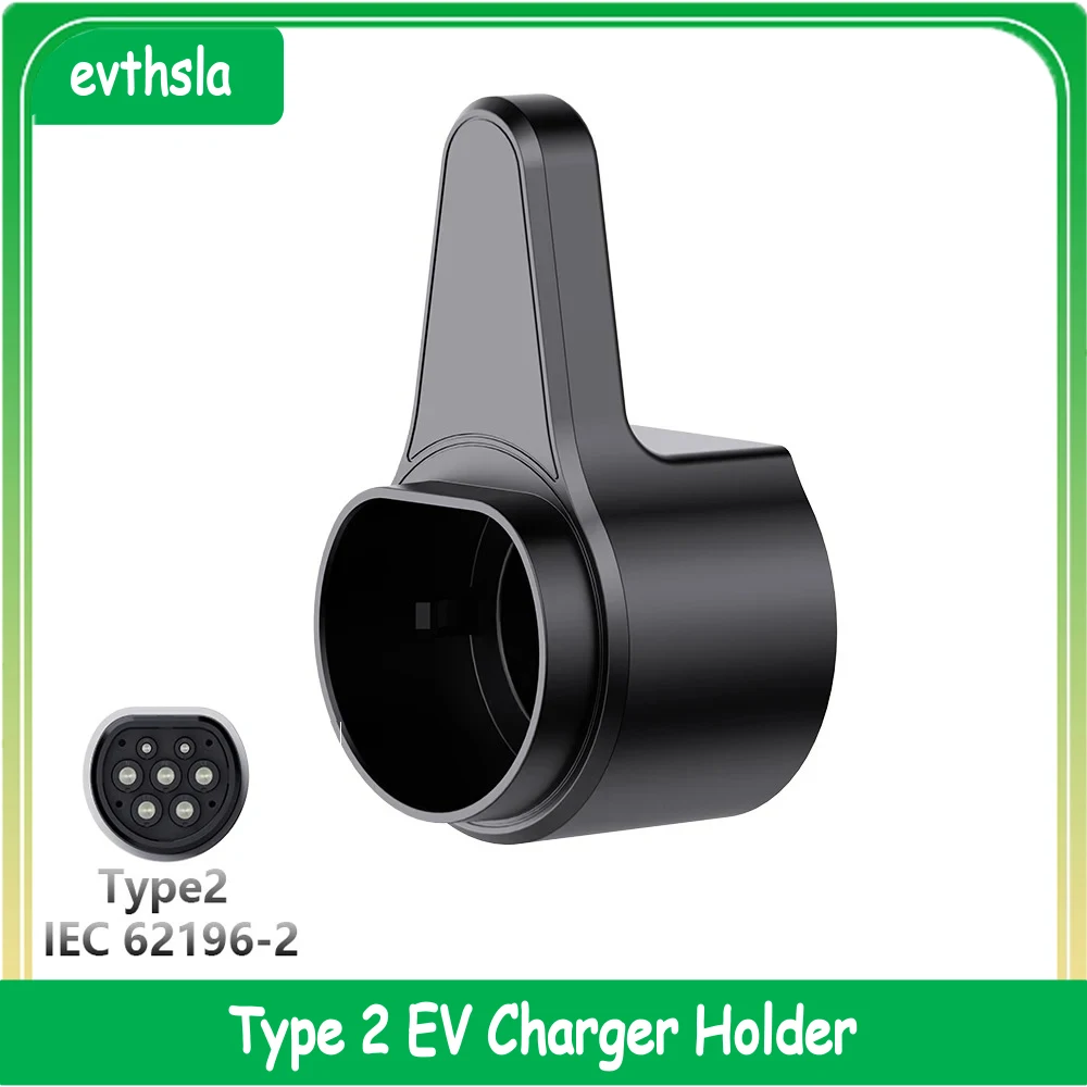 

evthsla Type 2 EV Charger Holder Cable Holder Electric Vehicle Wall Mount Charging Cable Organizer For Electric Vehicle