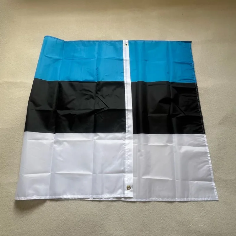 Estonia flag 90*150cmEstonia National Flag  quality polyester Hanging Estonia National flag For home Decoration And activity