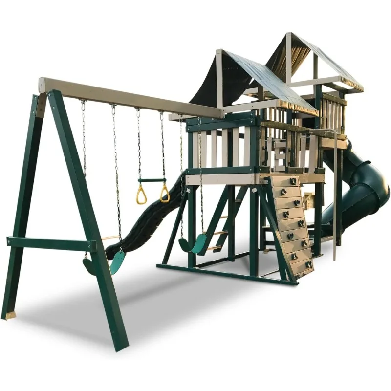 مجموعة أرجوحة توربو للأطفال - هيكل بوليمر متين مع تصميم منخفض الصيانة