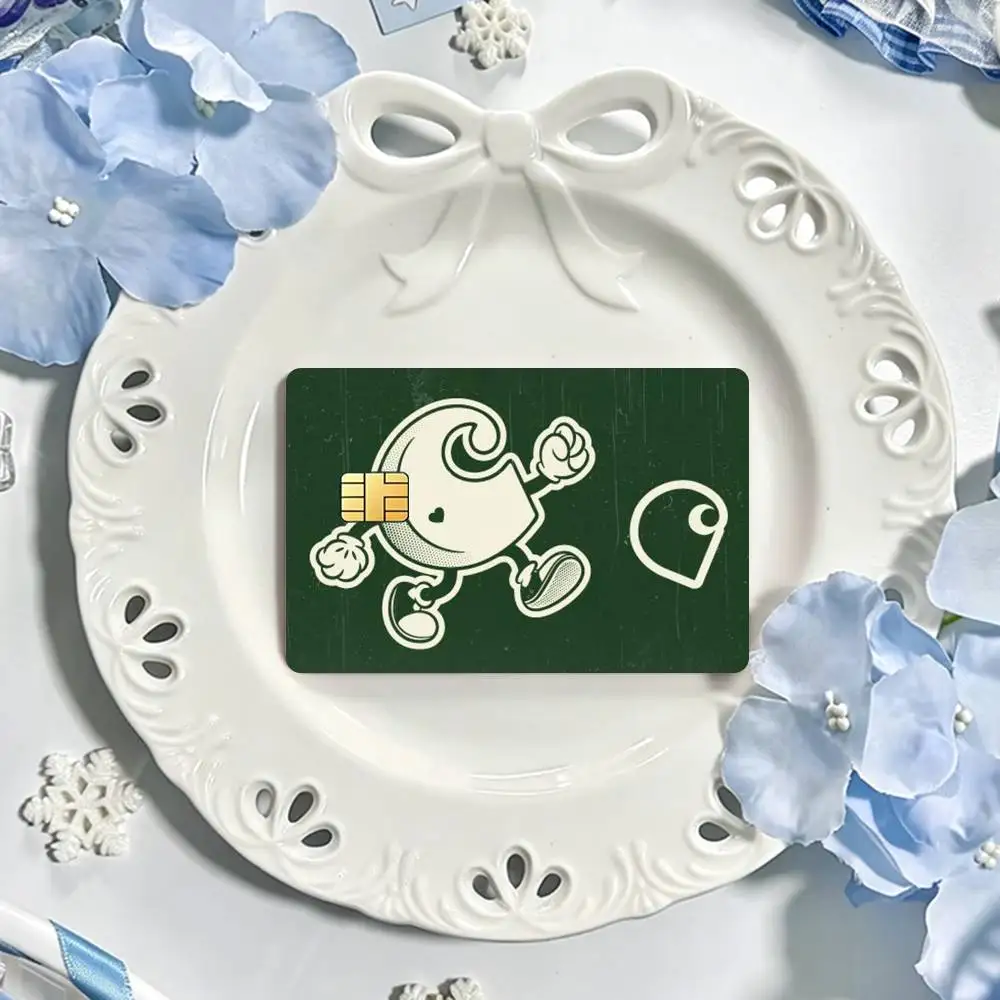 C-arhartt Logo L-eather  Card HD Stickers Game Card Decal Card Matte Film Skin Small Chip Waterproof Sticker