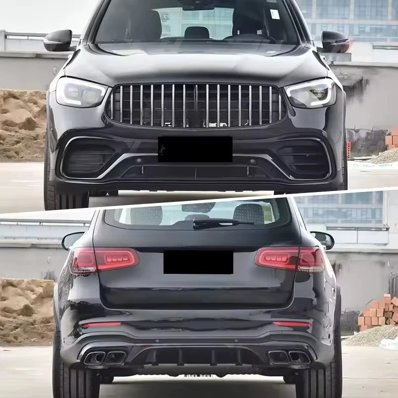 Automobile Lamp for 2016+ W253 GLC X253 SUV Old to New 2020+ GLC63 a Style Body Kits Headlights Taillights