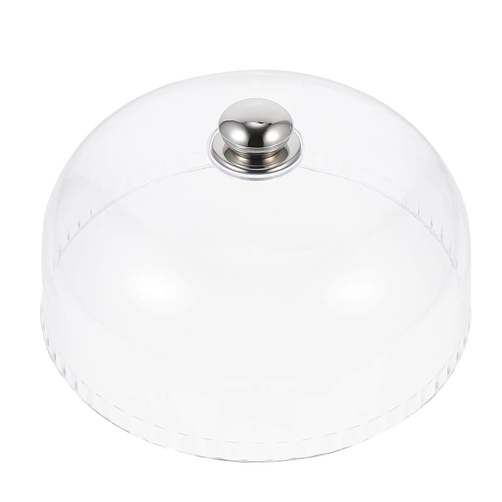 Premium Transparent Food Tray Cover for Dessert, Cake, Bread Display – Dustproof & Fly-Proof Clear Lid
